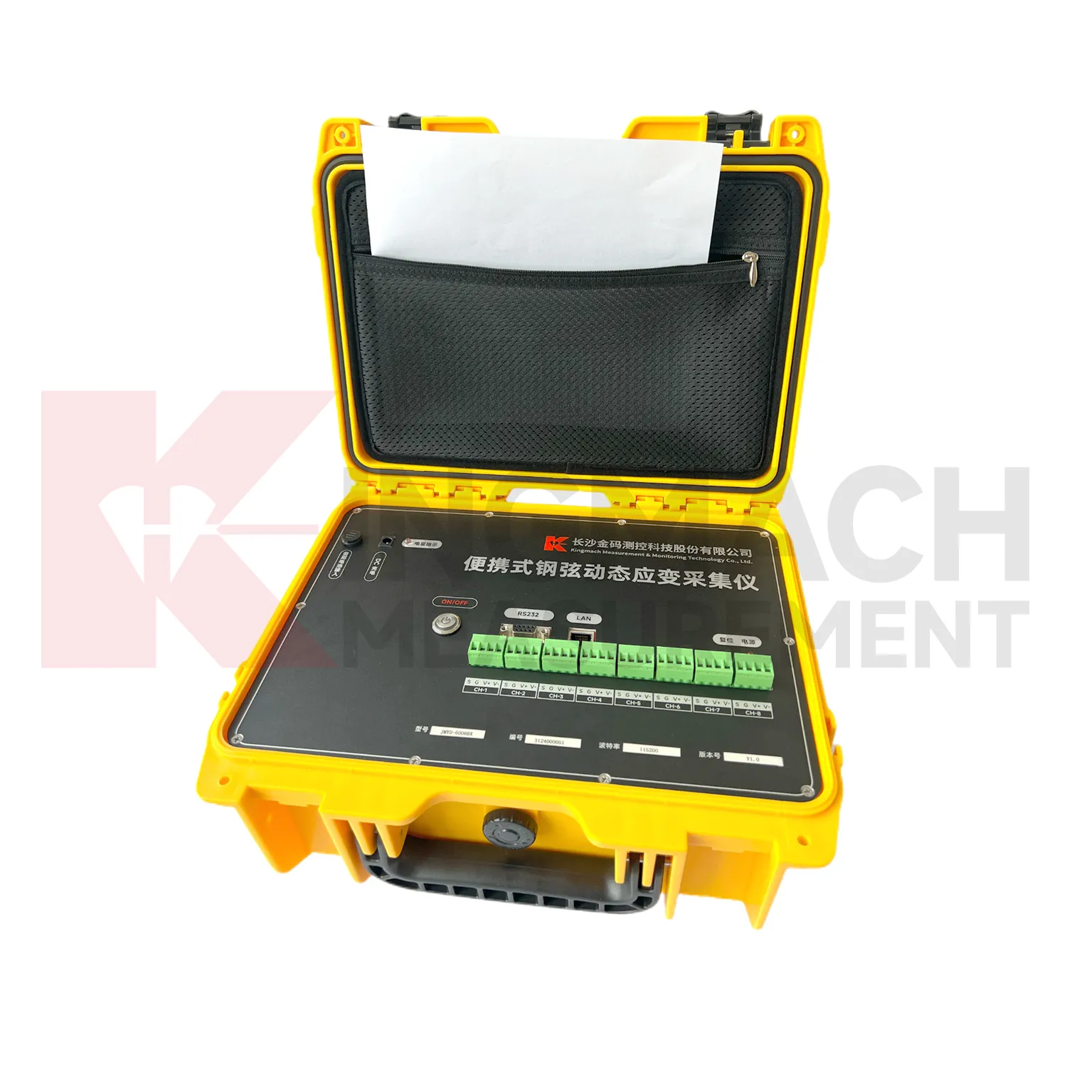 Přenosný vibrační drát Odečet dynamického namáhání JMYD-6008BX